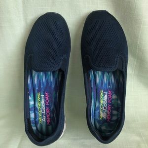 Skechers Air Cooled Memory Foam, navy Blue, 6.5